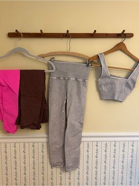 BUNDLE OF 4 Free People Movement Athletic Leggings and Sports Bra